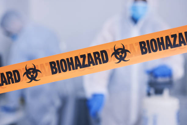 Professional Biohazard technician working in Gresham, WI